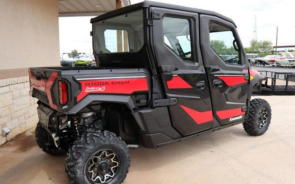 New 2025 KAWASAKI RIDGE CREW HVAC CANDY PERSIMMON RED