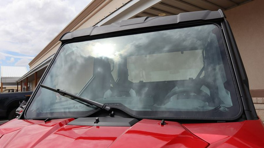 New 2025 KAWASAKI RIDGE CREW HVAC CANDY PERSIMMON RED