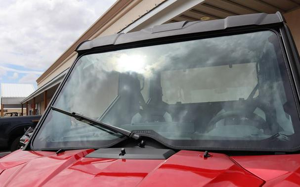 New 2025 KAWASAKI RIDGE CREW HVAC CANDY PERSIMMON RED