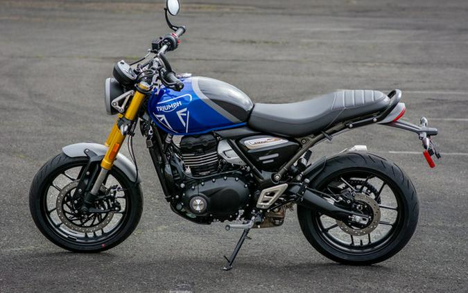 2025 Triumph Speed 400 Caspian Blue / Storm Grey