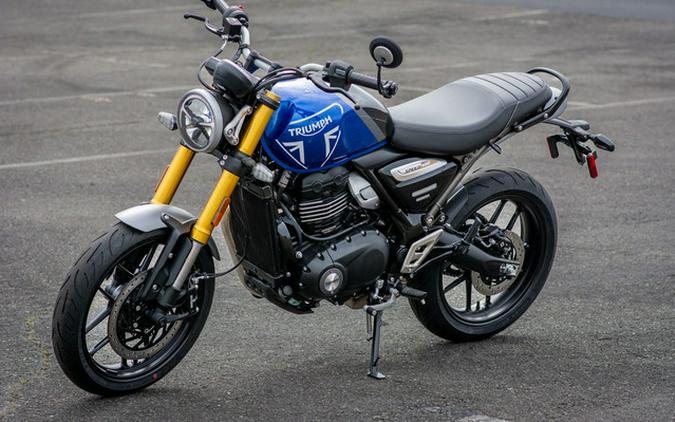 2025 Triumph Speed 400 Caspian Blue / Storm Grey