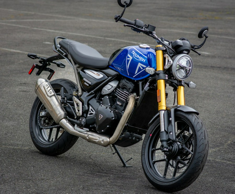 2025 Triumph Speed 400 Caspian Blue / Storm Grey