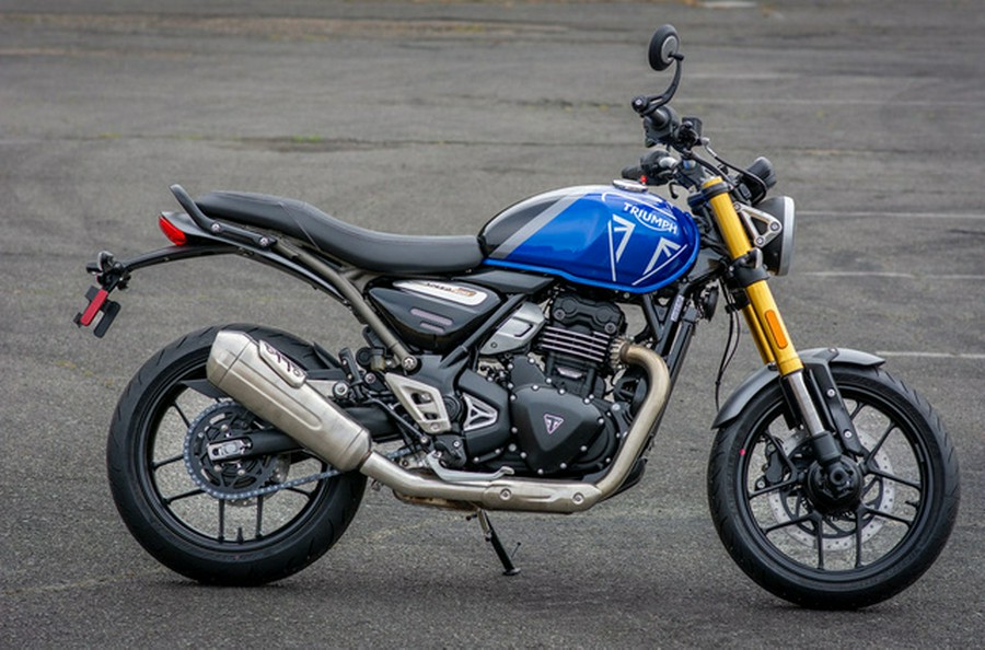 2025 Triumph Speed 400 Caspian Blue / Storm Grey