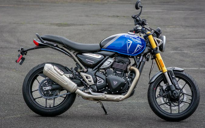2025 Triumph Speed 400 Caspian Blue / Storm Grey
