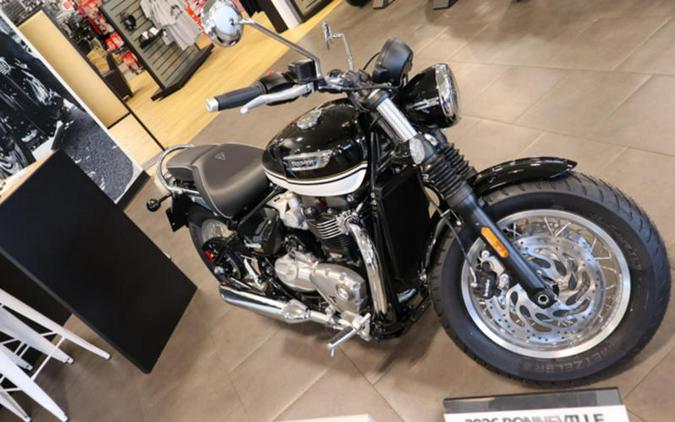 2026 Triumph Bonneville Speedmaster Sapphire Black