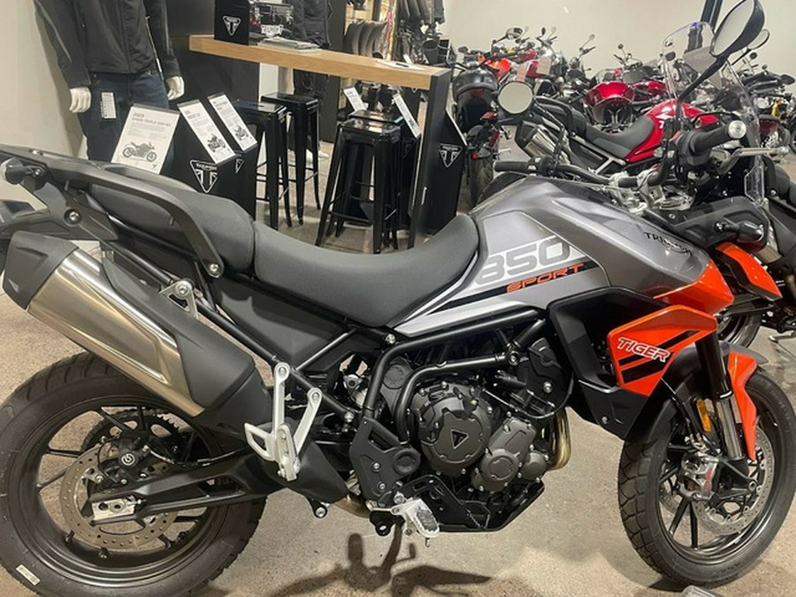 2023 Triumph Tiger 850 Sport GraphiteBaja Orange