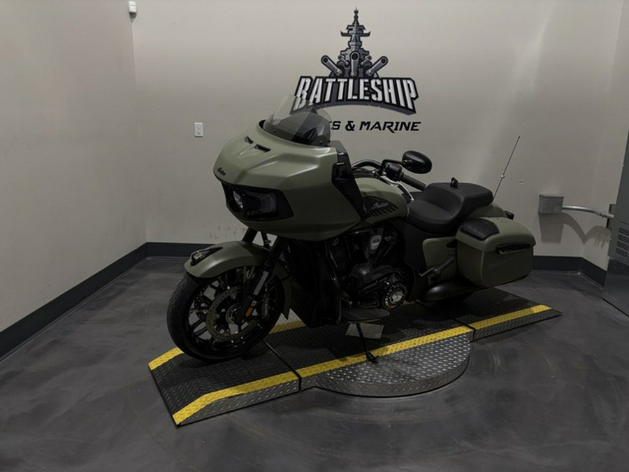 2025 Indian Challenger Dark Horse 112 Moss Green Smoke