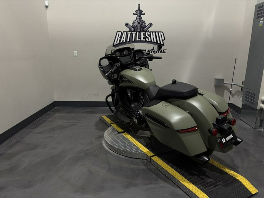 2025 Indian Challenger Dark Horse 112 Moss Green Smoke