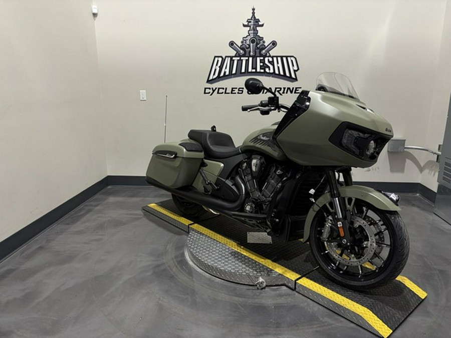 2025 Indian Challenger Dark Horse 112 Moss Green Smoke