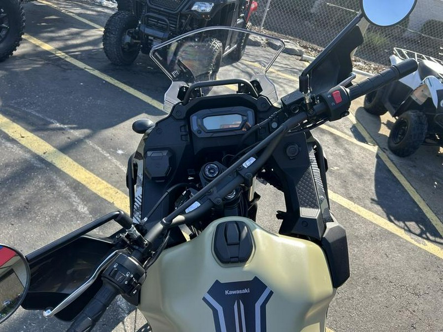 2026 Kawasaki KLR®650 Adventure ABS Cypher Camo Beige