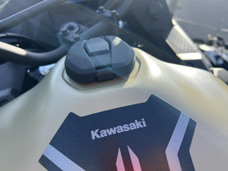 2026 Kawasaki KLR®650 Adventure ABS Cypher Camo Beige
