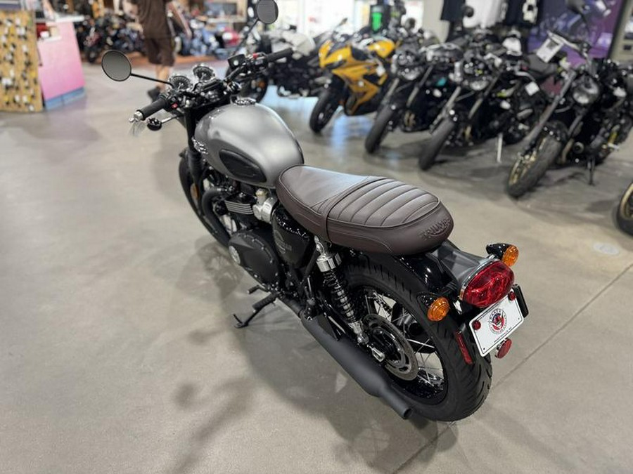 2026 Triumph Bonneville T120 Black Matt silver ice