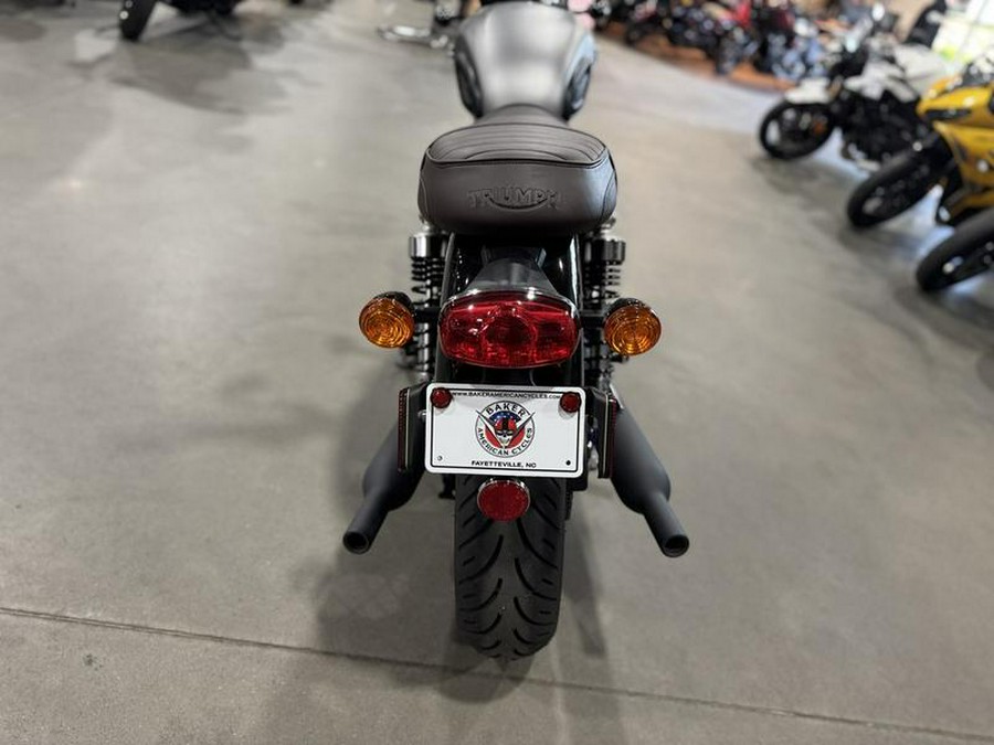 2026 Triumph Bonneville T120 Black Matt silver ice