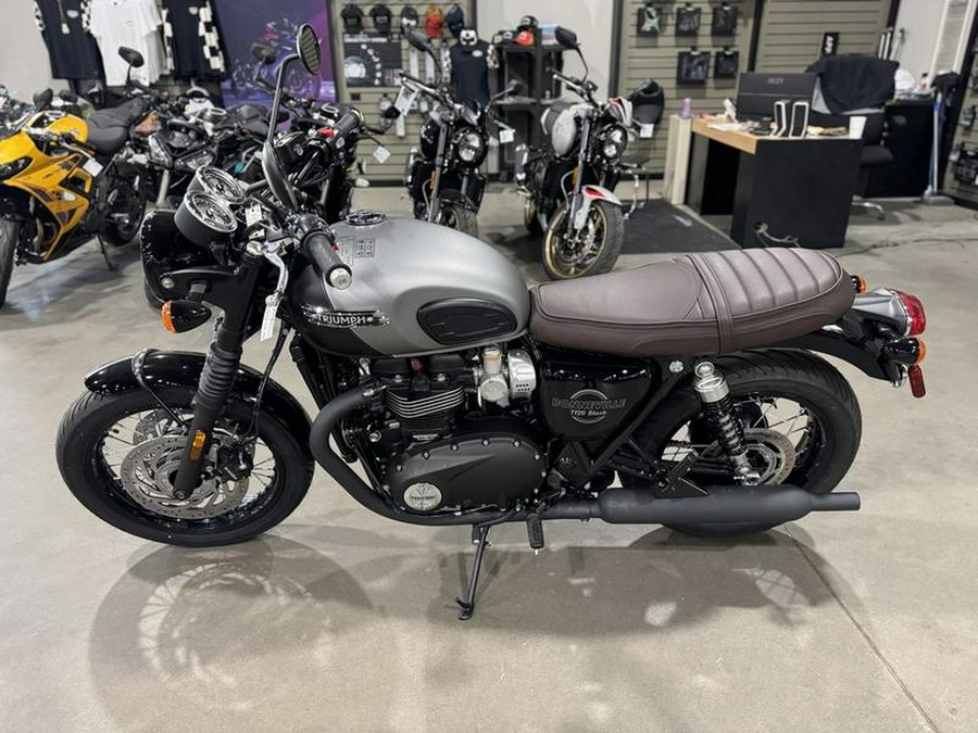 2026 Triumph Bonneville T120 Black Matt silver ice