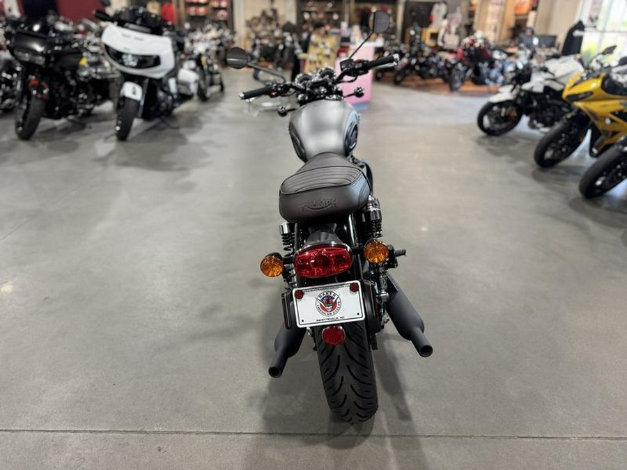 2026 Triumph Bonneville T120 Black Matt silver ice