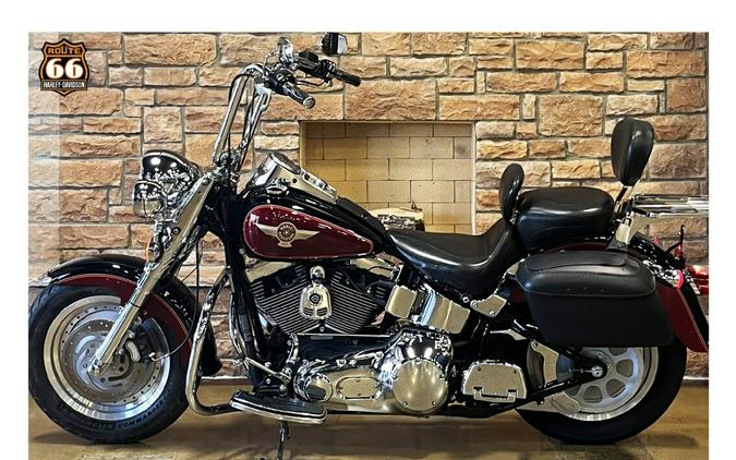 2005 Harley-Davidson Fat Boy® BLACK/LAVA RED W/PINSTRIPE