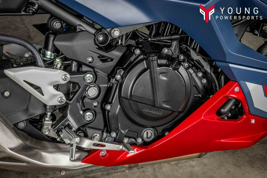 2026 Kawasaki Ninja 500 ABS Metallic Matte Twilight Blue