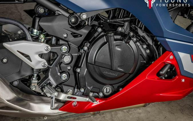 2026 Kawasaki Ninja 500 ABS Metallic Matte Twilight Blue