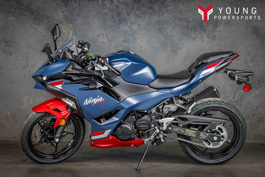 2026 Kawasaki Ninja 500 ABS Metallic Matte Twilight Blue