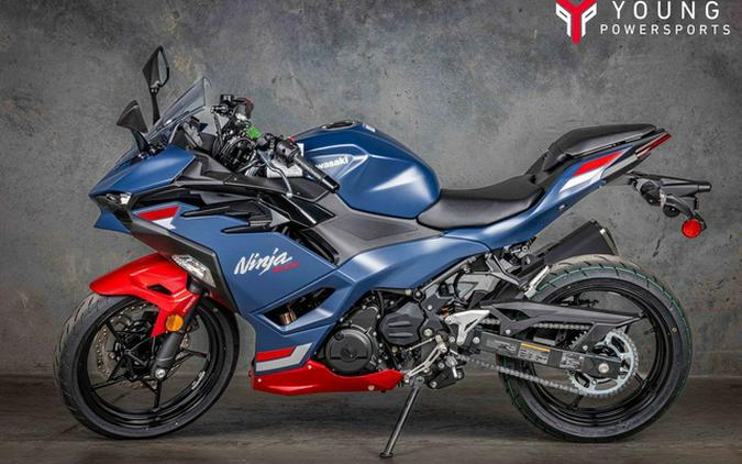 2026 Kawasaki Ninja 500 ABS Metallic Matte Twilight Blue