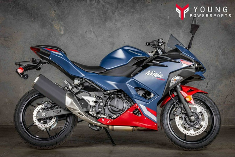 2026 Kawasaki Ninja 500 ABS Metallic Matte Twilight Blue