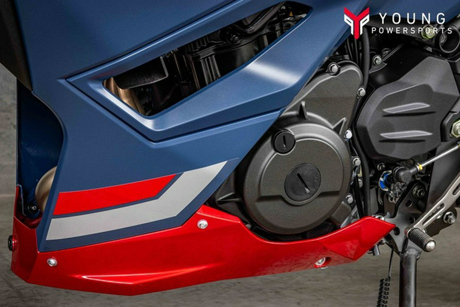 2026 Kawasaki Ninja 500 ABS Metallic Matte Twilight Blue