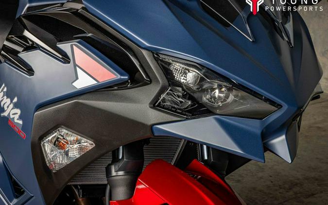 2026 Kawasaki Ninja 500 ABS Metallic Matte Twilight Blue