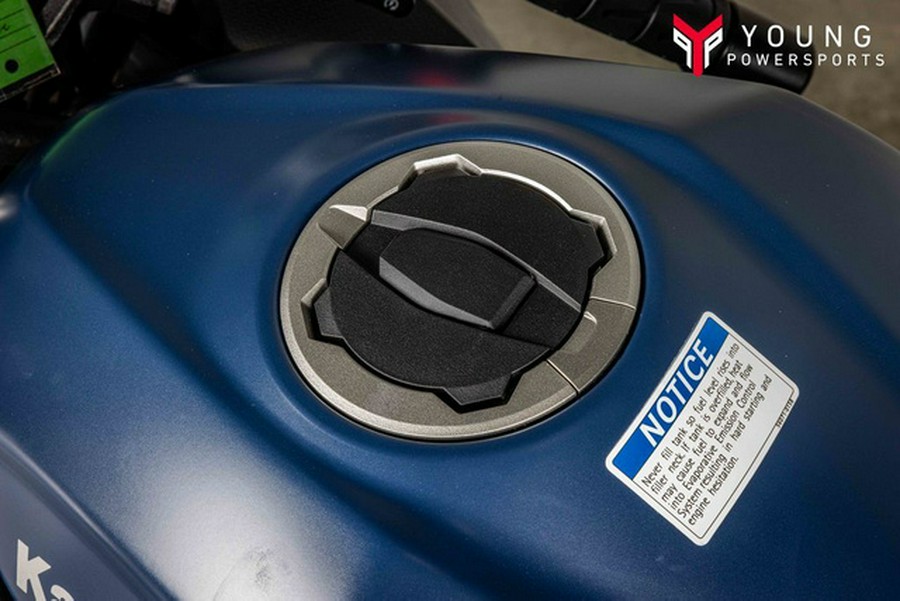 2026 Kawasaki Ninja 500 ABS Metallic Matte Twilight Blue