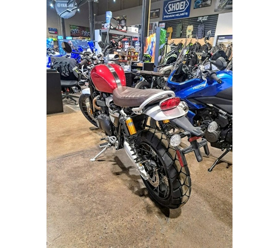 2023 Triumph Scrambler 1200 XC Carnival Red Jet Black