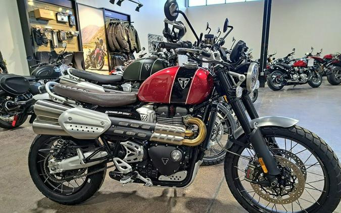 2023 Triumph Scrambler 1200 XC Carnival Red Jet Black