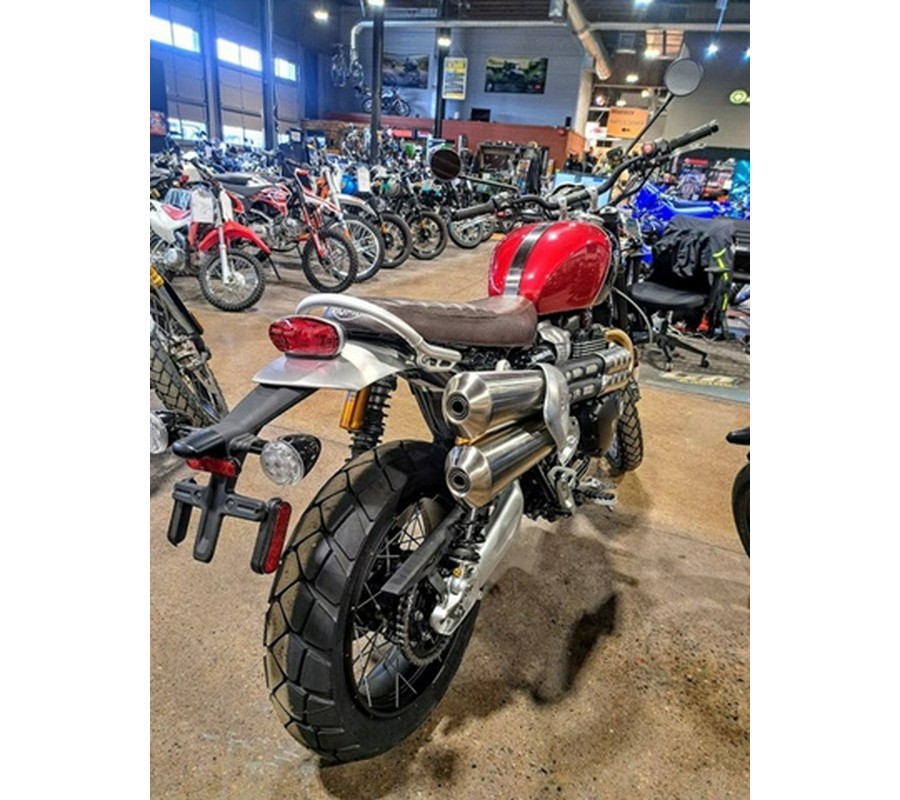 2023 Triumph Scrambler 1200 XC Carnival Red Jet Black