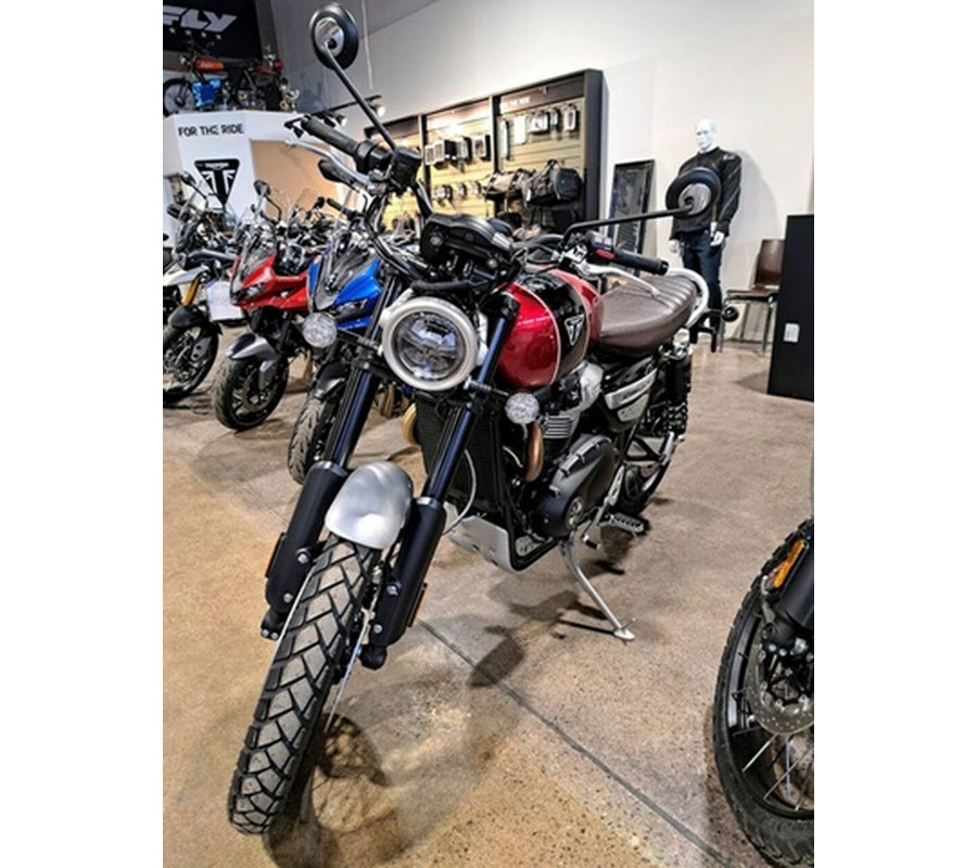 2023 Triumph Scrambler 1200 XC Carnival Red Jet Black