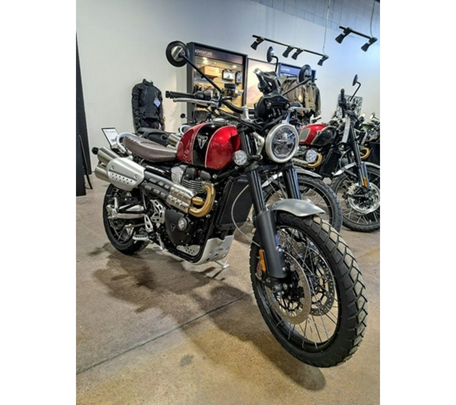 2023 Triumph Scrambler 1200 XC Carnival Red Jet Black