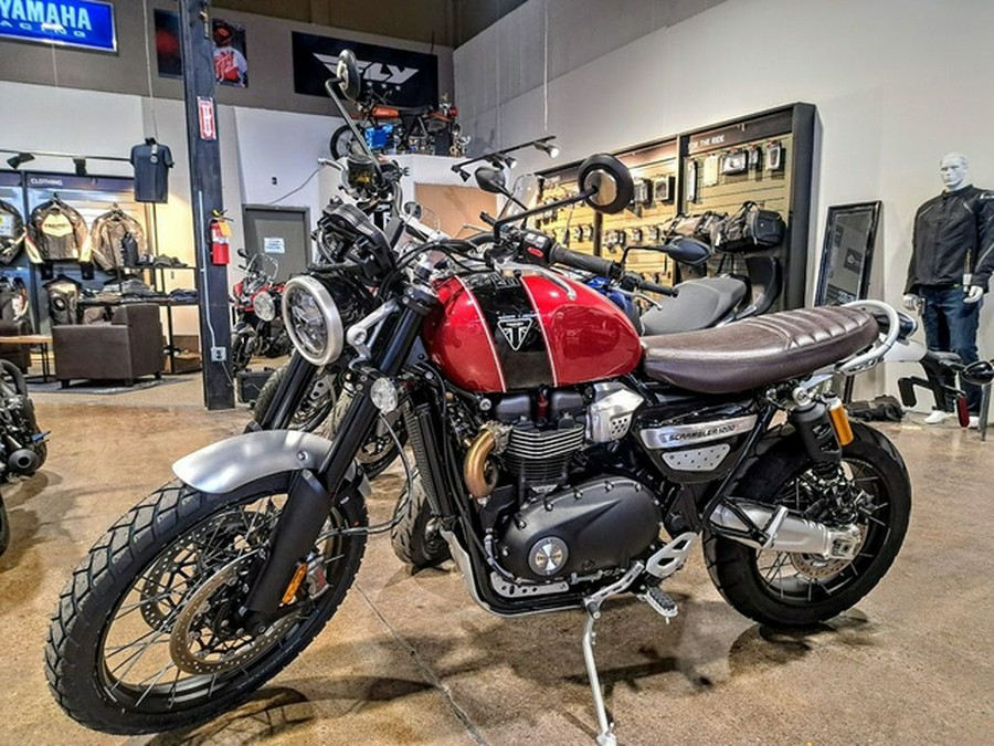 2023 Triumph Scrambler 1200 XC Carnival Red Jet Black