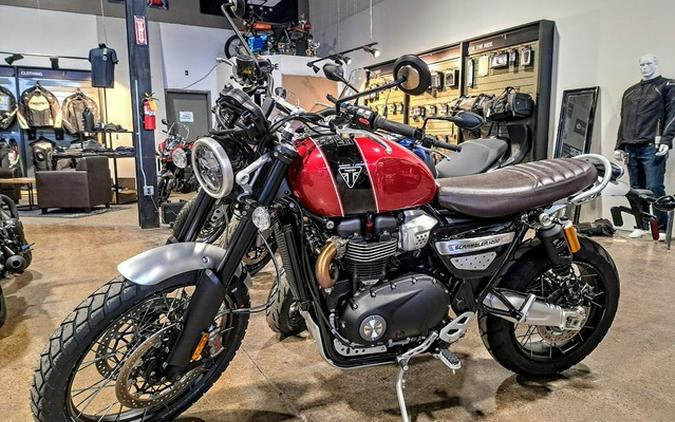 2023 Triumph Scrambler 1200 XC Carnival Red Jet Black