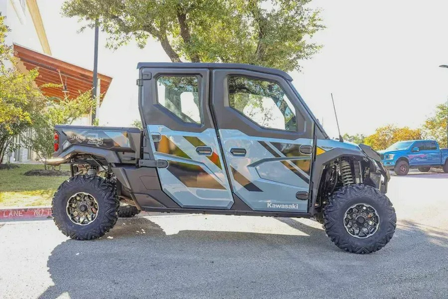 New 2025 KAWASAKI RIDGE XR CREW LIMITED METALLIC BLUISH GRAY