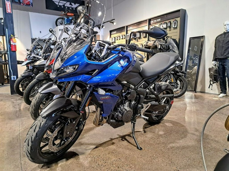 2023 Triumph Tiger Sport 660 Lucerne Blue Sapphire Black