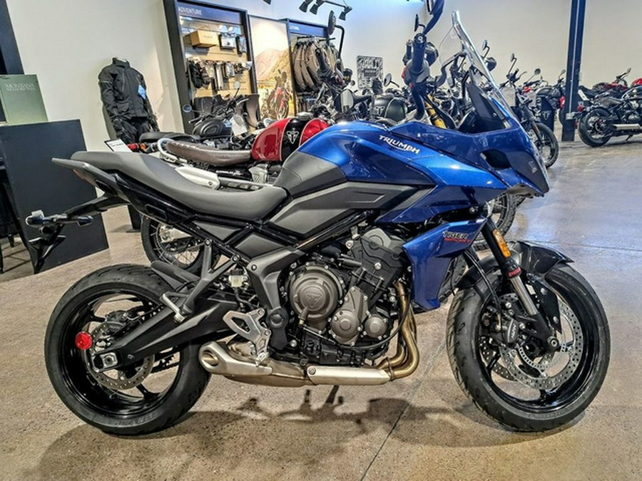 2023 Triumph Tiger Sport 660 Lucerne Blue Sapphire Black
