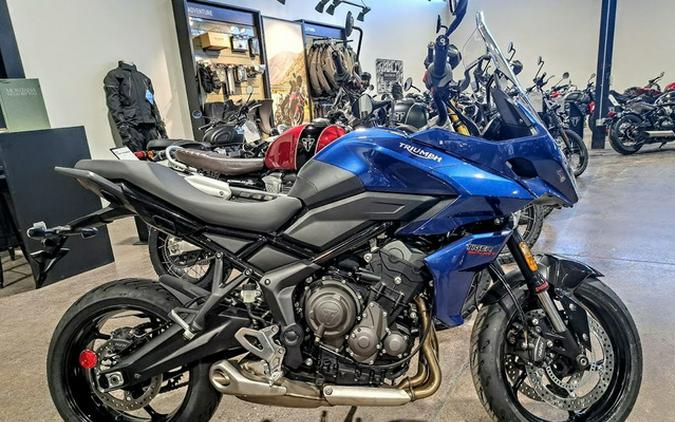 2023 Triumph Tiger Sport 660 Lucerne Blue Sapphire Black