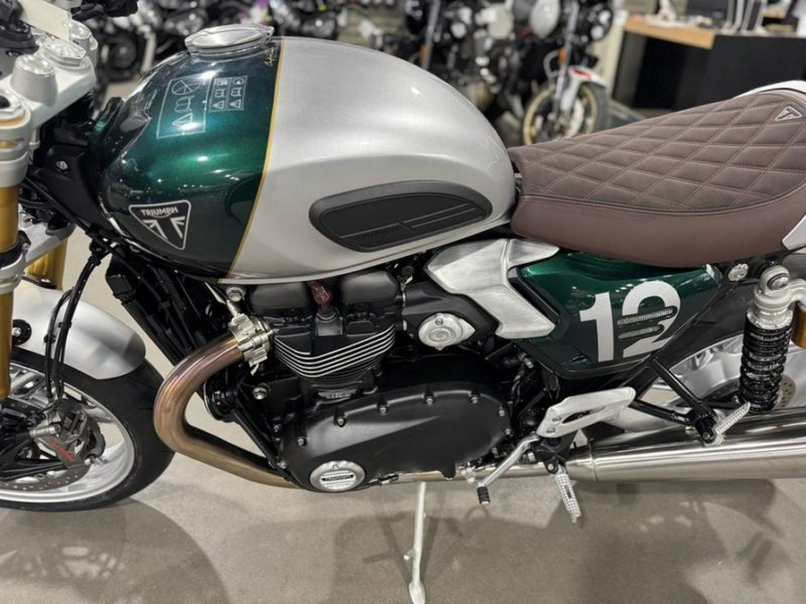 2026 Triumph Speed Twin 1200 Cafe Racer Edition Aluminium silver / Competition green