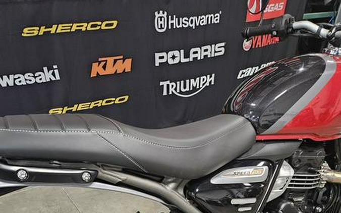 2025 Triumph Speed 400 Carnival Red / Storm Grey