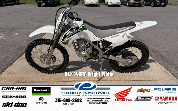 2027 KLX 140R F Bright White - Kawasaki