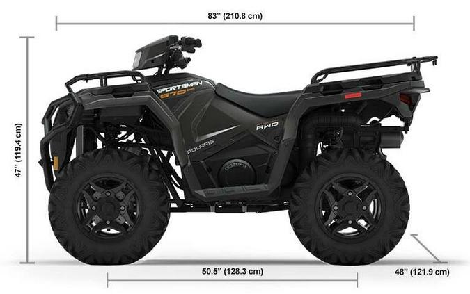 2023 Polaris Industries SPORTSMAN 570 PREMIUM TITANIUM METALLIC