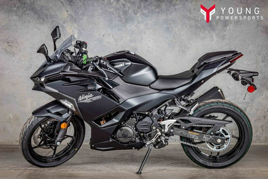 2026 Kawasaki Ninja 500 ABS Metallic Flat Spark Black