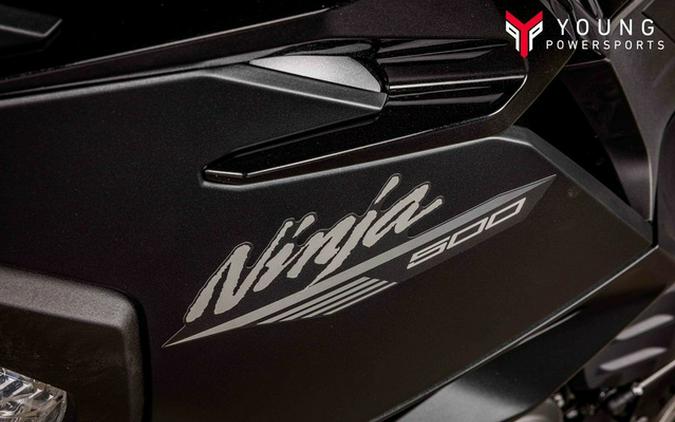2026 Kawasaki Ninja 500 ABS Metallic Flat Spark Black