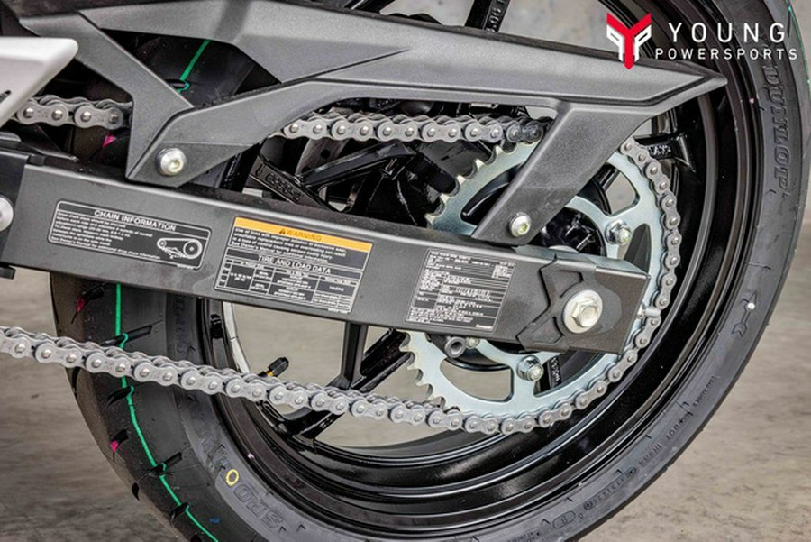 2026 Kawasaki Ninja 500 ABS Metallic Flat Spark Black