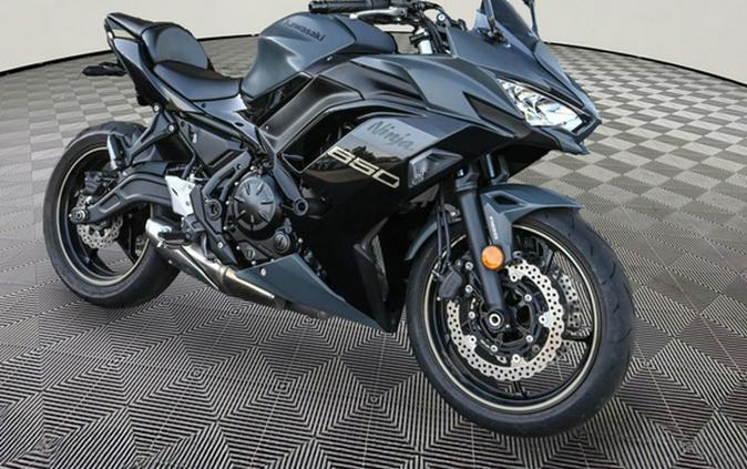 2024 Kawasaki Ninja 650 ABS Metallic Matte Dark Gray/Metallic Spark Black