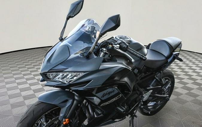 2024 Kawasaki Ninja 650 ABS Metallic Matte Dark Gray/Metallic Spark Black