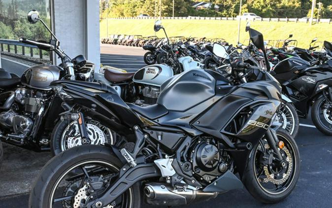 2024 Kawasaki Ninja 650 ABS Metallic Matte Dark Gray/Metallic Spark Black