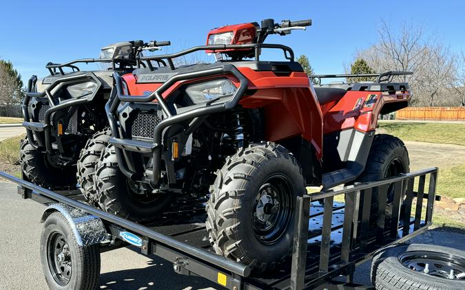 2024 Polaris Industries SPORTSMAN 570 EPS / TARGHEE TSL609 TRAILER PACKAGE